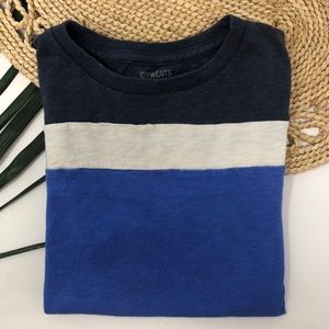 Crewcuts Little Boys Stripe Short Sleeve Tee Sz 10